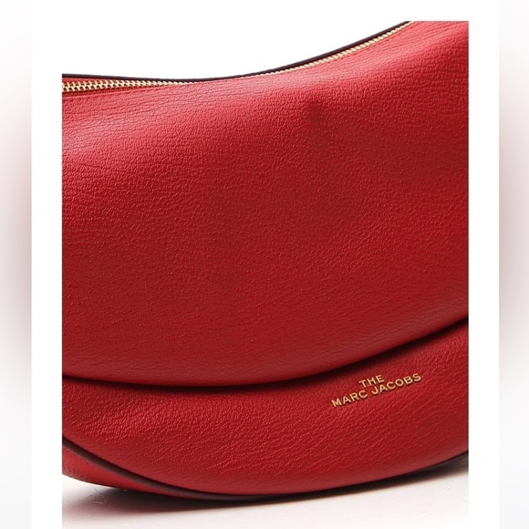 Marc Jacobs The Eclipse Leather Shoulder Bag in Red - Picture 4 of 12